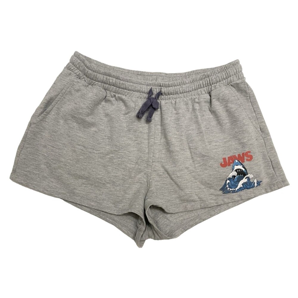 RARE JAWS The Movie Shorts  XL X Large 15 17 32” Pockets Gray Shark Ocean